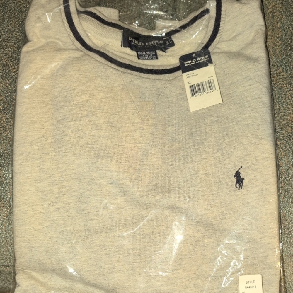 Ralph Lauren Polo Golf Cream Sweatshirt